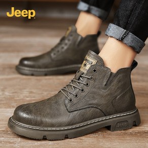 jeep 지프 남자 하이탑 겨울 방한화 남성 부츠 구두 마틴부츠가죽신발 XUEZI