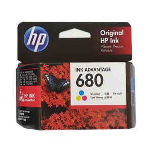 HP680 F6V27AA 정품잉크 HP3635 HP3835 HP4535, NO.680 컬러정품, 1개