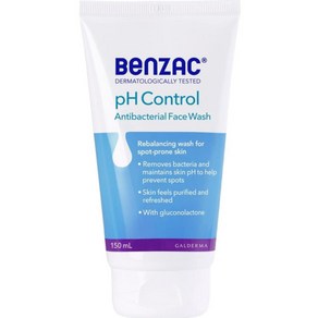 Benzac 벤작 PH 컨트롤 페이스 워시 150ml 폼클렌징, 1개