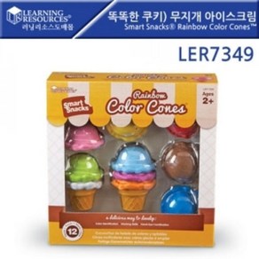 (러닝리소스) LER 7349 똑똑한 쿠키 무지개 아이스크림 Smat Snacks? Rainbow Colo Cenes™