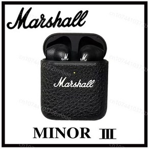 HIFI 케이스 스포츠 이어폰 충전 Mashall 휴대용 인이어 MINOR III 세미 헤드폰 사운드 블루투스 무선 포함 헤드폰