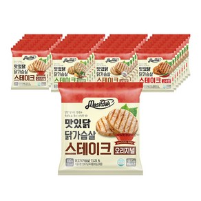[랭킹닭컴] 맛있닭 닭가슴살 스테이크 4종 맛보기, 100g, 32개