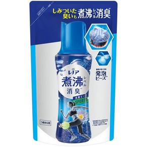 레노아 초소취 끓는점 탈취 비즈 SPORTS 쿨리프레쉬 시트러스 리필용 365ml 107224, 1개