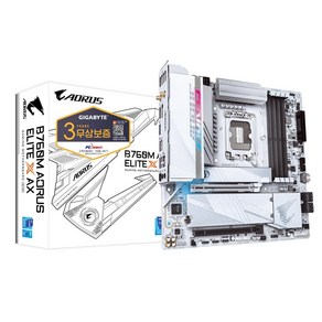 GIGABYTE B760M AORUS ELITE X AX 피씨디렉트, 단품