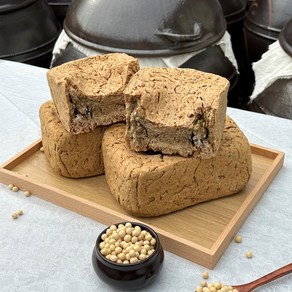 황새마을 국산 콩 맛있는 전통 된장담그기 세트 재래식 메주 한말 한장