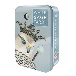 정품 화이트세이지 틴케이스 타로카드 주머니 제공 White Sage Tin taot, 1개