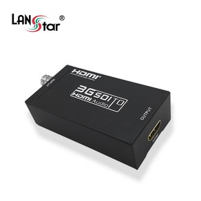 LANsta SDI(BNC) to HDMI 변환 컨버터/LS-SD2HD/CCTV/DVR 컨버터/8채널 48kHz/SD-SDI/HD-SDI/3G-SDI 신호를 HDMI 신호로 변환, 1개