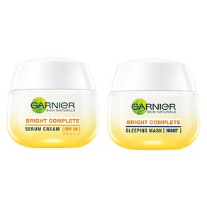 가르니에 Garnier 브라이트 컴플리트 나이트크림 50m & 데이크림 50ml