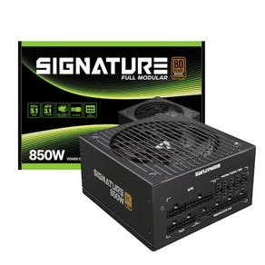 AONE 시그니처 850W 80PLUS BRONZE 풀모듈러 ATX 3.1(PCIE 5.1), 1EA