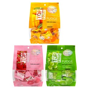 베트남 탑젤리 탑프루트 COOWY 딸기 + 청포도 + 망고 320g, 3개