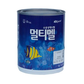 KCC 숲으로홈앤멀티멜 반광 백색 0.9L 친환경 다용도페인트 내부용