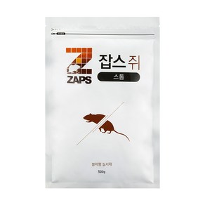 잡스 스톰 500g 4개입 살서제 쥐약 대용량 초강력 쥐트랩 방역용품, 1세트