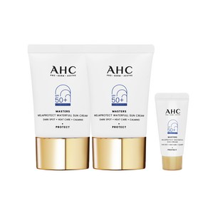 AHC 마스터즈 워터풀 선크림 40ml x2 + 7ml 박세리선크림미백주름개선