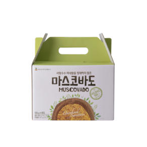 [아름다운가게] 마스코바도선물세트 500g/10kg/12kg 비정제설탕 흑당 사탕수수당, 500g, 4개