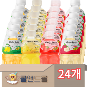 [쿨앤드몰] 모구모구 4종혼합 (망고+파인애플+딸기+사과), 24개, 320ml