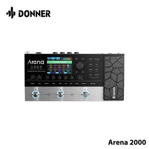 Donne Aena 2000 다중 효과 기타 페달 AMP 모델링 다중 효과 프로세서, 1개