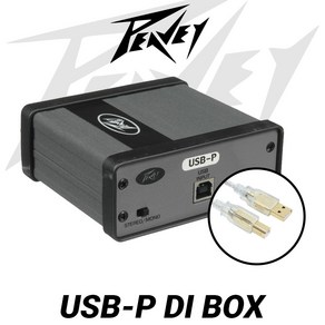 [케이블증정] Peavey USB-P 피베이 USB P 노트북 전용 USB 다이렉트 박스 DI BOX 오디오 인터페이스 오인페_리뷰행사