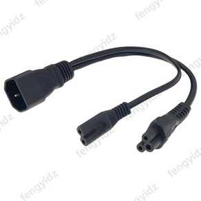 전원 플러그 IEC320 C7 FENGYIDZ 케이블 유형 어댑터 AC 분배기 C5 코드 C14 3구