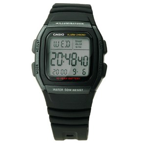 타임플래닛 CASIO W-96H-1B 카시오 시계 우레탄밴드