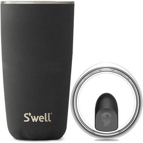 슬라이드 오픈 뚜껑이 있는 Swell 스테인리스 텀블러 18oz 티크우드 3중 진공 단열 용기 12시간 동안 음료를 차갑게 4시간 뜨겁게 유지 BPA Fee, 1개