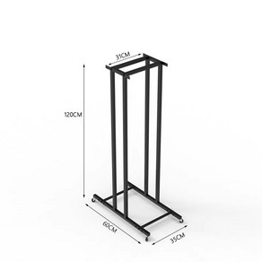 스노우보드 거치대 스키 싱글 더블 보관 랙 스탠딩 이동식, 블랙 스탠드바퀴형 2개거치, 1개