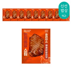 한끼통살 스팀 슬라이스 매콤닭갈비맛 100g 10개입