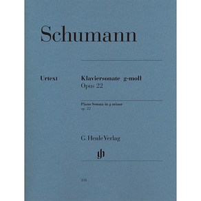 Schumann - Piano Sonata g mino op. 22 슈만 피아노 소나타 2번 G단조 헨레 악보 [HN331]