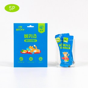 아임베키 고양이 습식간식 베키츄 면역황태 5P (10g x 5), 5개, 10g