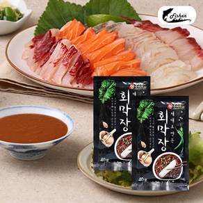 피쉬앤 막장 50팩세트 회막장 쌈장 쌈소스, 40g, 50개