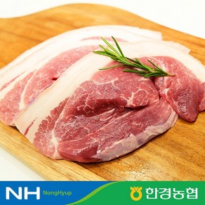 [한경농협] 제주 돼지/흑돼지 구이용/오겹살/목살, 흑돼지 앞다리살 1kg, 1개