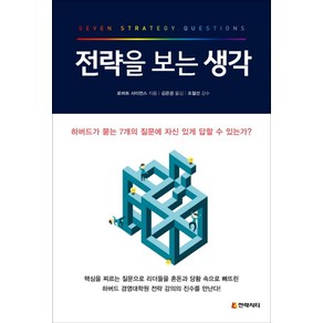 전략을 보는 생각:하버드가 묻는 7개의 질문에 자신 있게 답할 수 있는가?, 전략시티, 로버트 사이먼스 저/김은경 역/조철선 감수