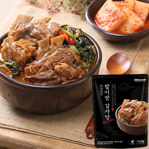 참이맛 감자탕 블랙, 1.2kg, 4개