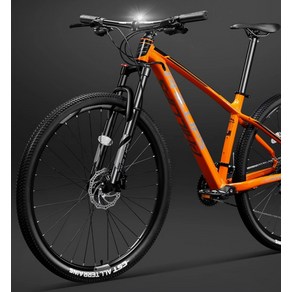 THANE 26인치 30단 알루미늄 MTB 자전거 산악, 길딜디 오렌지, 1개