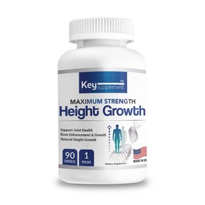 키서플리먼트 하이그로우 어린이 청소년 칼슘 글루코사민 마린콜라겐 총 17 가지 Key Supplement Height Gowth, 90정2개입, 2개, 90정