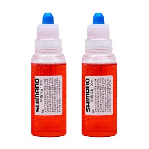 시마노 정품 유압식 디스크 브레이크 블리딩 미네랄 오일, 미네랄 오일 100ml x 2개