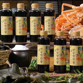 울릉도 홍성호 만능 홍게 맛간장 490g 4개 / 490g 8개