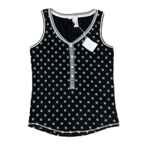 빅토리아시크릿 Themal Sleeveless 탱크 탑 라지 블랙 Snowflake