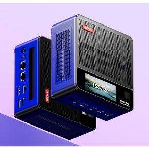 [청이스토어] AOOSTAR GEM12Po Max 미니PC 컴퓨터 AMD R7-8845HS 75W 베어본 지문 잠금 해제, SSD+DDR 미포함