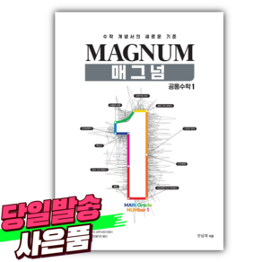 2025년 매그넘 공통수학 1 + 미니수첩 당근볼펜 세트, 수학영역