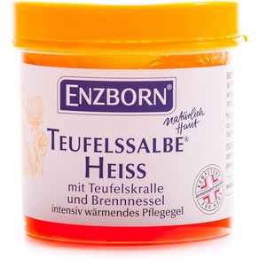 독일 Enzbon 엔즈본 TEUFELSSALBE HEISS 핫 악마의발톱 크림 200ml, 1개