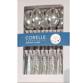 코렐 코디네이츠 꽃솜 샌딩수저 5인 세트 CORELLE, 1개