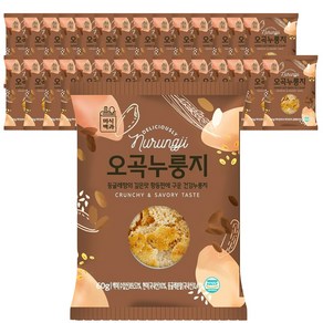 미식백과 오곡누룽지 60gx30봉 구수한 맛있는 누룽지, 60g, 30개