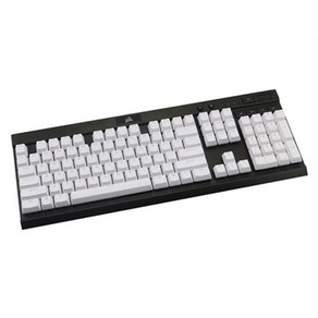 PBT 104keys Dohle Shot Keycap Cosai K70 K65 K95 RGB 기계식 키보드 검은 화이트를위한 특수 키를 통해 빛납니다., 하얀색