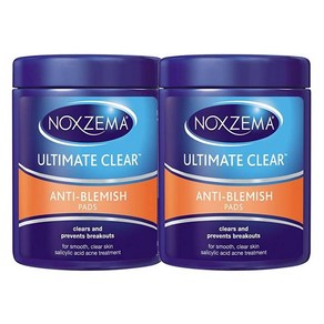 Noxzema Face Pads Anti Blemish 녹제마 페이스 패드 안티 블레미쉬 90장 2팩, 2개