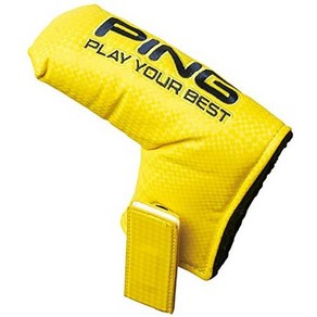 일본직발송 9. 핀 PING 헤드커버 FIDLOCK 퍼터커버 B07PZ62CCT, One Size_옐로우, One Size, 옐로우