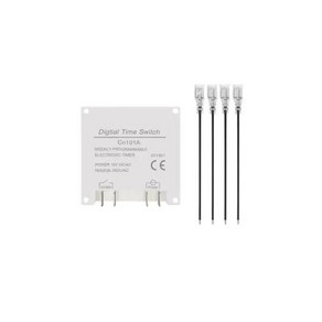 1PCS CN101A 단일 및 이중 카운트 다운 마이크로 사이클 시간 제어 스위치 타이머 컨트롤러 초 16A 12V/24V/110V/220V, [05]220V 4line, 1개