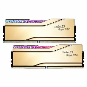 G.SKILL G.SKILL DDR5-6400 CL30 TRIDENT Z5 ROYAL NEO 골드 (32GB(16Gx2)), 1