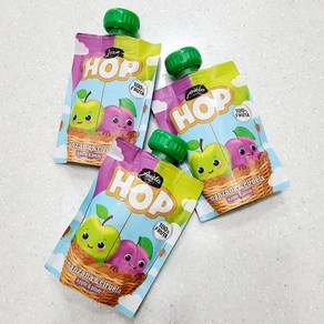 아넬라 HOP 과일 퓨레, 100g, 혼합맛(사과/생푸룬), 2개