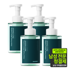 어메즈힘 클린프릭 메가 쿨링 남성청결제, 4개, 500ml