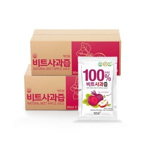 행복한밥상국내산 사과비트즙 100포 비트즙, 80ml